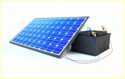 Solar Panel and Battery